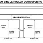 Standard Garage Door Sizes Single Double Roller Doors